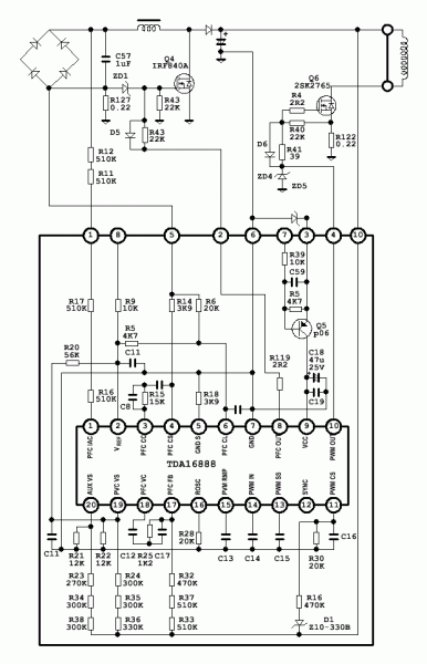 Cm6800 схема блока питания Семь лет назад зарисовывал схему блока, только 250-ти ... POST378180