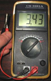 Рис.1Цифровой измеритель емкости (Digital Capacitance Meter) CM9601A.