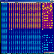 Рис.27.Обычно конец находится с первой попытки (удачный пример - с "трудностям"&nbsp;:) ), но сейчас "по дороге" попался незапакованный модуль, в котором тоже есть искомые "эфэфки". Пропускаем эту область и ищем дальше.
